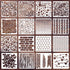 Camouflage Pattern Stencils for Painting on Wood Herringbone Stencil Cubist Templates Geometric Stencils for Wall Scrapbooking Cookie Furniture Fl...