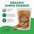 Jiva Organics Organic Ground Cumin Powder 7 ounce - 100% Pure & Non-GMO (Ground Cumin Seeds)...