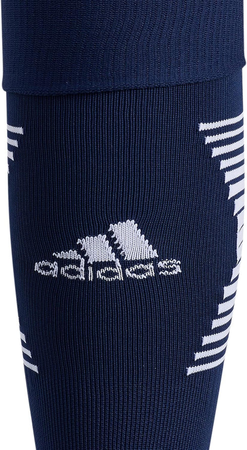 adidas Speed 3 Soccer Socks (1 Pair), Team Navy Blue/White, Medium...