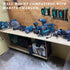 2 Pack Makita Charger Holder, Charger Mount for Makita DC18RC DC18RD DC18RA DC18RF DC18SC DCB18SD DC18SF Chargers(Single & Double & 4-Port Charger...