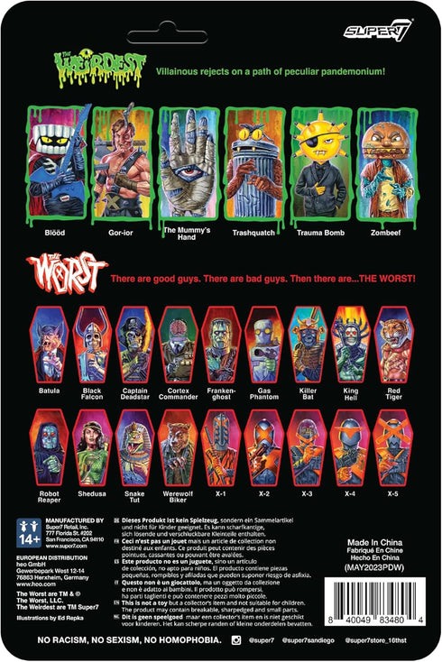 Super7 The Weirdest Reaction Figures Wave 04 - Mummy's Hand (Putrid Pals) Action Figure...