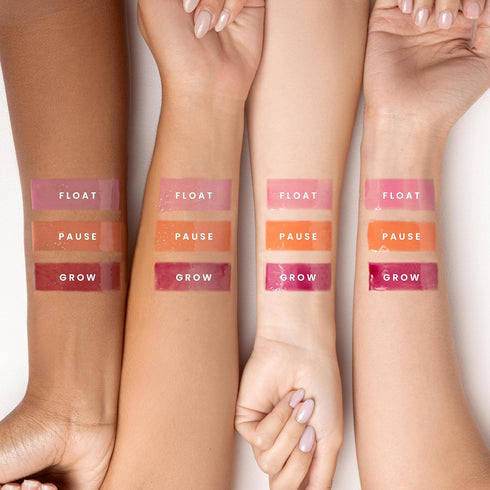 Karuna Skin - Tinted Lip Oil, Soothing & Moisturizing Lip Products with Peptides, Antioxidants, Hydrating Flattering Vegan Lip Tint, Pause, 4.8 mL...