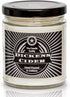 Dickens Cider- Funny Apple Bourbon Cider Scented Jar Candle Fall- 6 Ounce- 40 Hour Burn...