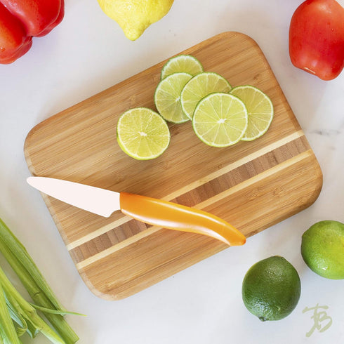 Totally Bamboo Barbados Bamboo Wood Cutting Board, 9" x 6.5"...