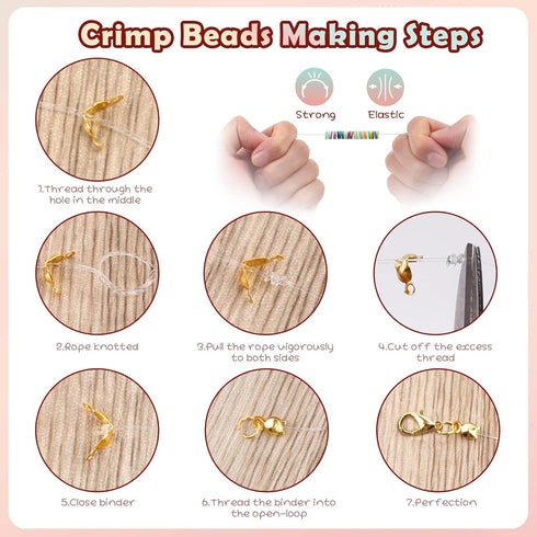 FZIIVQU 6100Pcs Clay Beads Bracelet Making Kit for Girls 24 Colors Friendship Bracelet Beads Kit with Letter Beads Polymer Heishi Bead for Jewelry...