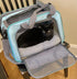 Enjoying Plush Cat Bed Mat 10" x 15" Pet Cushion with Pillow Around for Puppy Curling Sleep Cat Pad for Cat Carrier/Crate Dog Self-Warm Bed, Antis...