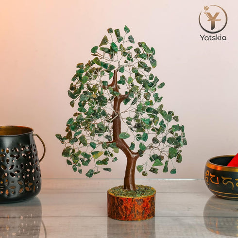YATSKIA Green Aventurine - Money Trees, Chakra Crystalsm Crystal Trees as Home Decor, Healing Crystals, Tree for Home, Crystal Gifts for Women, He...