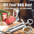 304-Stainless Steel Meat Injector Syringe Kit with 4 Marinade Needles for BBQ Grill Smoker, 2-oz Large Capacity, Both Paper User Manual and E-Book...