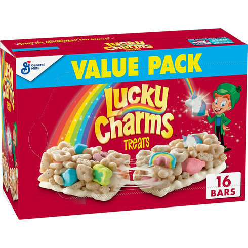 Lucky Charms Marshmallow Value Pack St. Patrick's Day Cereal Treat Bars...