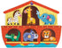 Janod 6 Piece Noah’s Ark Puzzle Themed Wooden Peg Colorful Jigsaw Puzzle - Encourages Shape Recognition, Dexterity, and Language Development - Pre...