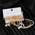 10 Pairs Gold Hoop Earring Set For Women Chunky Earrings Multipack, Hypoallergenic Trendy Big Samll Stud Earring Lightweight Twisted Pearl Ear Pac...
