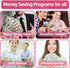 100 Envelopes Money Saving Challenge Binder, A5 Money Saving Challenge Book with Cash Envelopes, Savings Challenges Budget Book Binder to Save $5,...