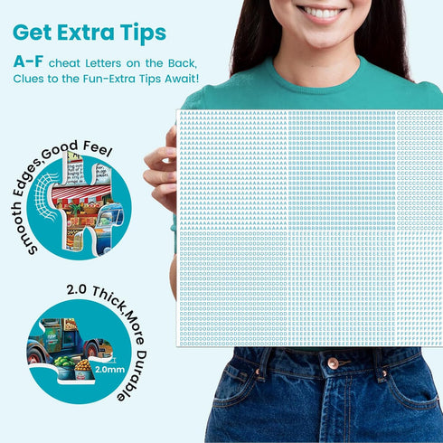 500 Pieces Jigsaw Puzzles for Adults–Country Store Puzzle for Adults Children Elderly–Recycled Paper Puzzle 500 Pieces–Glossy, Sturdy Pieces Chall...