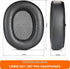 SE7 Earpads Ear Cushions Replacement Cover Compatible with COWIN SE7 / SE7 PRO Headphones,High-Density Noise Cancelling Foam,Softer Leather,Added ...