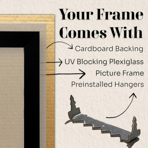 Unfinished Raw Wood 12x18 Picture Frame Beveled .84" Inch Wide - Unfinished Raw Wood Wall Decor Handmade Solid Wood Frames with Preinstalled Hange...