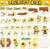 Bee Bulletin Board Set Decorations Summer Bee Sunflower Tree Honey Back to School Motivational Bulletin Board Cutouts for Sunflower Bee Theme Home...