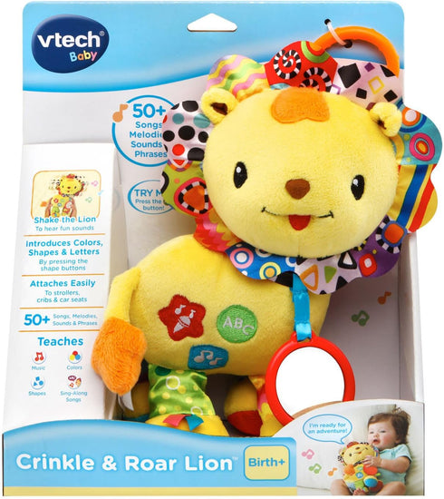 VTech Crinkle and Roar Lion, Yellow...