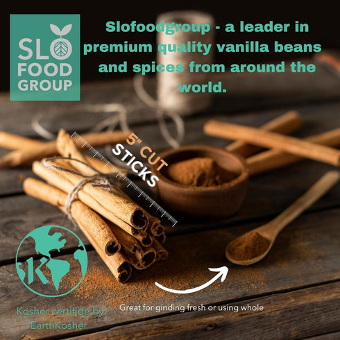 Slofoodgroup Saigon Cinnamon Sticks, Cinnamon Quills from Vietnam for Cooking and Baking (2 ounce)...