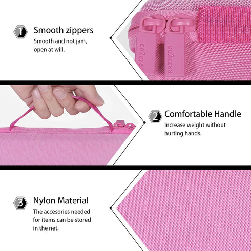 co2CREA Hard Case Replacement for BolaButty X-GO C27C Bluetooth Speaker IPX5 Waterproof Speaker (Pink)...
