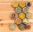 Cornucopia Brands Mini Hexagon Glass Jars (1.5oz, 48-Pack); Tiny Hex Jars w/Gold Lids for Spices, Gifts, Party Favors, DIY and More, 3-Tablespoon ...