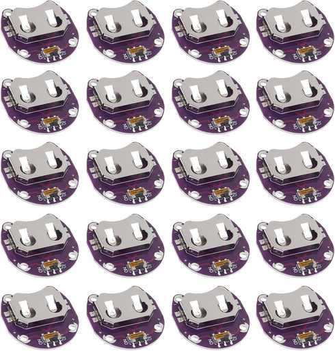 DIANN 20pcs Coin Cell Battery Holder CR2032 Battery Mount Module for Lilypad...