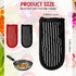 Striped Cast Iron Skillet Handle Cover, Pan Pot Handle Covers Heat Resistant, Hot Handle Covers Durable Pot Holder Sleeve, Machine Washable Handle...