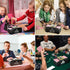 Nileole 2 Decks Automatic Card Shuffler, USB-C/Battery-Powered Shuffler for UNO, Phase10, Texas Hold'em, Poker, Home Card Games, Blackjack, Party ...
