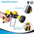 Foam Sprayer Gun, Pressure Nozzle for Car Wash, Watering plants, Pet Shower, Outdoor Fun - 8 Watering Patterns and Soap Dispenser (Yellow)...