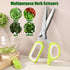 Herb Scissors with 5 Blades and Cleaning Comb,Multipurpose Steel Stainless Salad Kitchen Shears for Food,Chopping Chive,Vegetables,Onion,Rosemary,...