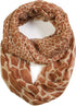 Mixed Animal Prints Infinity Head Wrap Lightweight Fashion Scarves...