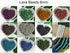 Pamir Tong 500pcs 6mm Bracelet Beads Kit Round Loose Lava Beads Natural Stone & Glass Beads Set for Diffuser Essential Oils Bracelets DIY Jewelry ...
