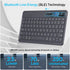 Emetok Portable Bluetooth Keyboard with Larger Keycaps, Upgraded Rechargeable BLE Keyboard for iPad 10.2 inch, Speedier Response/Comfortable Typin...