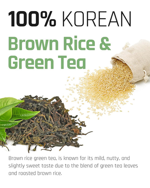 Ssanggye Tea Korean Organic Brown Rice Green Tea 40 tea bags...