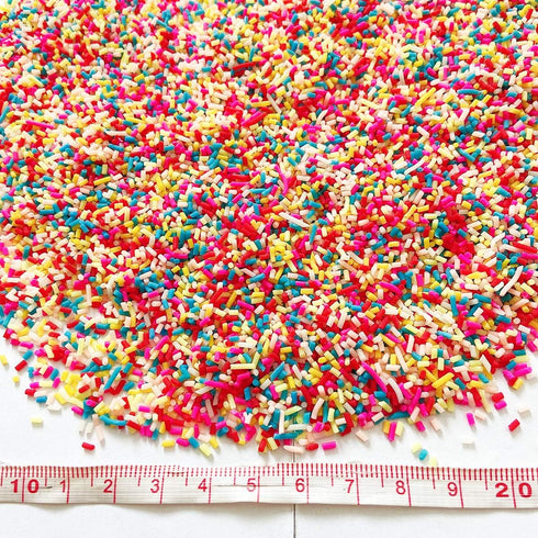 EHOPE 100G Fake Sprinkles Polymer Sprinkles Faux Sprinkles Resin Sprinkles Clay Sprinkles For Resin Fake Candy Sprinkles for Nail Art DIY Crafts C...