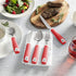 Special Supplies Adaptive Utensils 5-Piece Set Non-Weighted, Non-Slip Handles for Hand Tremors, Arthritis, Parkinson’s or Elderly Use - Stainless ...
