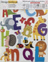 ABC Wall Decals - Alphabet Educational Animal Stickers - Classroom Decor - Playroom Decals for Wall - Animal Letters to Stick Kindergarden - Bedro...