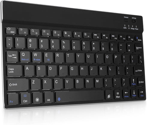 BoxWave Keyboard Compatible with Panasonic Toughpad FZ-G1 - SlimKeys Bluetooth Keyboard, Portable Keyboard with Integrated Commands for Panasonic ...