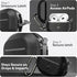 KeyBudz Waterproof Case for AirPods 3, Secure Hydro Latch Lock, Full-Body Rugged Protective Hard Shell Cover with Carabiner (Carbon Black)...