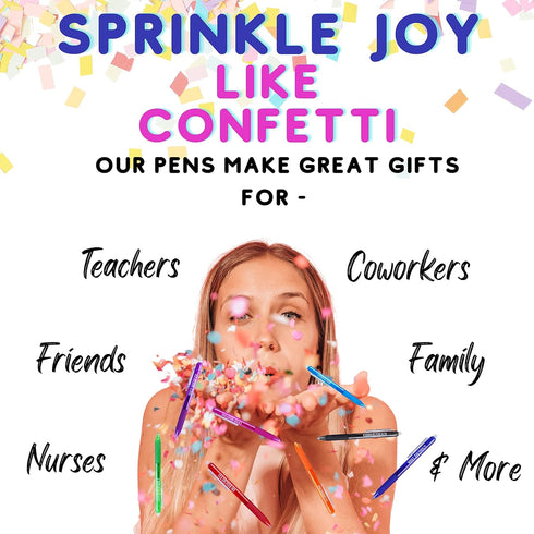 Funny Pens for Adults with Erasable Gel Ink Refills Included, 8 Pack Funny Pens for Coworkers with Ink Refills, Funny Nurse Pens, Funny Work Pens,...