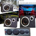 10" Universal Speaker Grille Mesh Cover, Round Decorative Ring Woofer Protection Grille Protective Cover for Cars Home Stereo DIY Accessories Blac...
