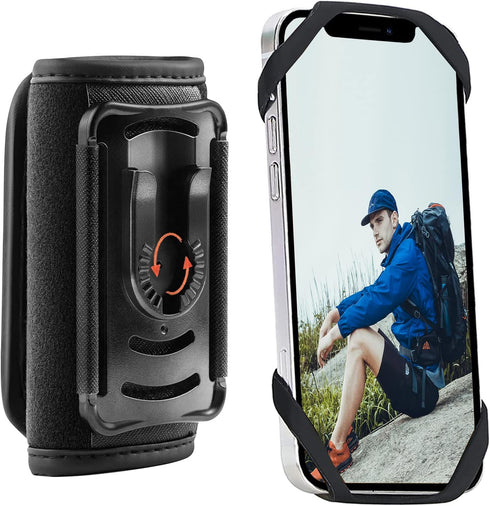 Detachable Phone Holder for Backpack Strap, Backpack Strap Mount for Smartphones,Backpack Strap Phone Holder......