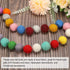 MECCANIXITY Pom Felt Balls Felting Fabric 1.5cm 15mm Red for Home Craft Project DIY Pack of 300...