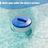 Pool Chlorine Floater, Collapsible, Chlorine Tablet Floater, Chlorine Floater 3 Inch Tablets, Floating Chlorine Dispenser for Pool, Pool Tablet Fl...