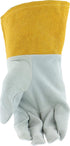 IRONCAT 6130 Deerskin TIG Welder – Pearl/Gold, X-Large, Split Leather, Straight Thumb, Kevlar Construction...