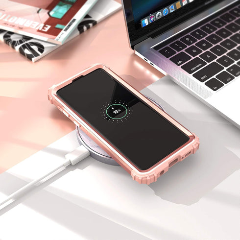 IDweel for Galaxy S10 Plus Case, for Galaxy S10+ Case, 3 in 1 Shockproof Slim Fit Hybrid Heavy Duty Protection Hard PC Cover Soft Silicone Bumper ...