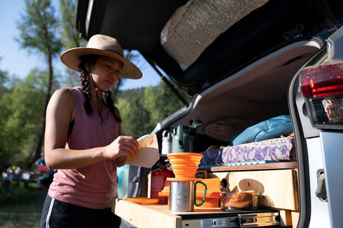 ust Collapsible Flexware Coffee Drip with Strong, Flexible, Compact, BPA Free Design and Lid Seal for Hiking, Backpacking, Camping and Outdoor Sur...
