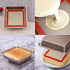 Square Silicone Baking Mats for 9 Inch Cake Pan, 8.5" Food Grade Non-stick Reusable Silicone Mat for Baking Pan for Bread/Pastry/Toast/Pie, Profes...