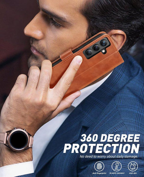 OCASE Compatible with Galaxy S24 Plus 5G Wallet Case, PU Leather Flip Folio Case with Card Holders RFID Blocking Kickstand [Shockproof TPU Inner S...