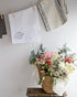 The Cotton & Canvas Co. Home Sweet Home Soft and Absorbent Kitchen Tea Towel, Flour Sack Towel and Dish Cloth...
