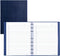 Blueline MiracleBind™ Notebook, Lizard-Like Hard Cover, 9.25" x 7.25", 150 Pages, Indigo Blue (AF9150.82)...